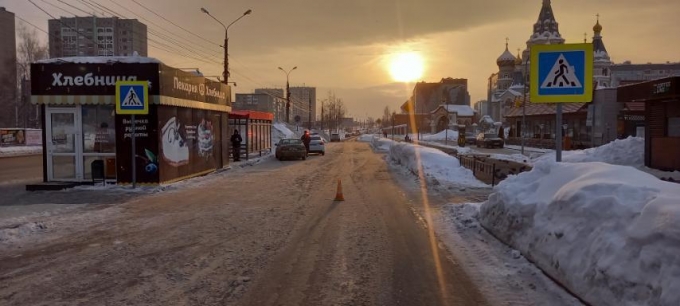 Водитель в Ижевске сбил 10-летнюю девочку