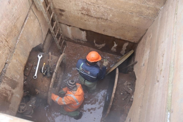 В Ижевске продолжается реконструкция сетей водоотведения