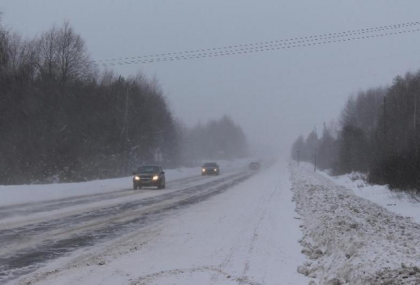 Жителей Удмуртии предупредили о тумане и снегопаде 13 февраля 