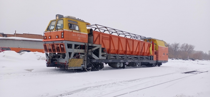 21 вагон снега с начала зимы убрали с ж/д путей работники железнодорожного цеха Воткинского завода