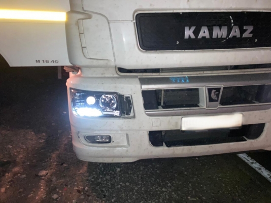 В Можгинском районе Удмуртии водитель грузовика насмерть сбил пешехода