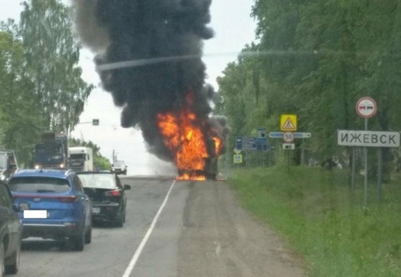 Сгоревший в пригороде Ижевска автобус прошел техническое обслуживание менее месяца назад