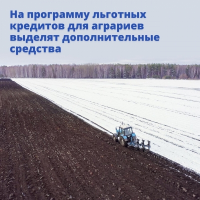 30 тысяч аграриев России смогут получить займы по льготной ставке