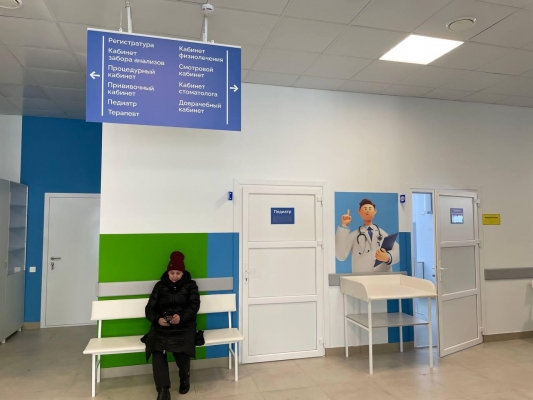 В новой врачебной амбулатория в Кварсе Воткинского района Удмуртии приняли первых пациентов